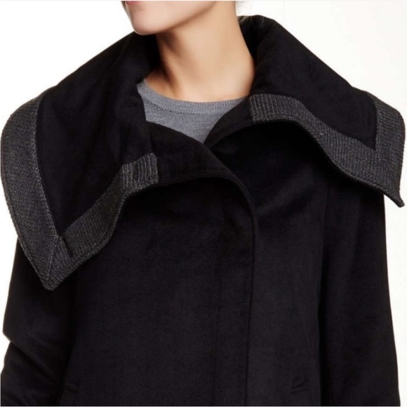 RACHEL Rachel Roy Black Pea Coat - Picture 10 of 12